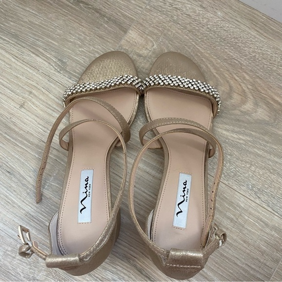 Nina Nora Reflective Suedette - Taupe Sz 9M - Picture 4 of 9